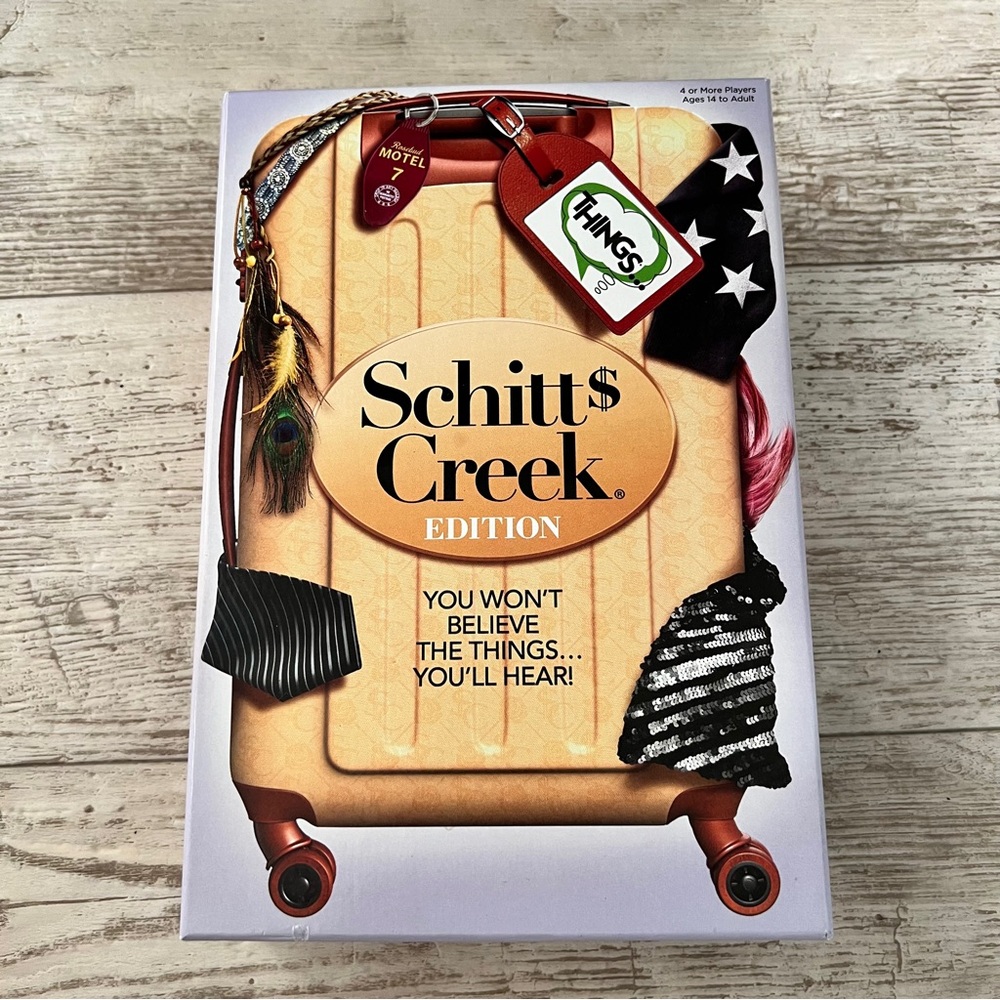 Schitt's Creek Edition Board Game EUC Used Once! Super Fun!!
